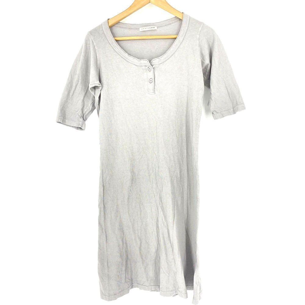 Christina Lehr Dress Henley Shift Knit
